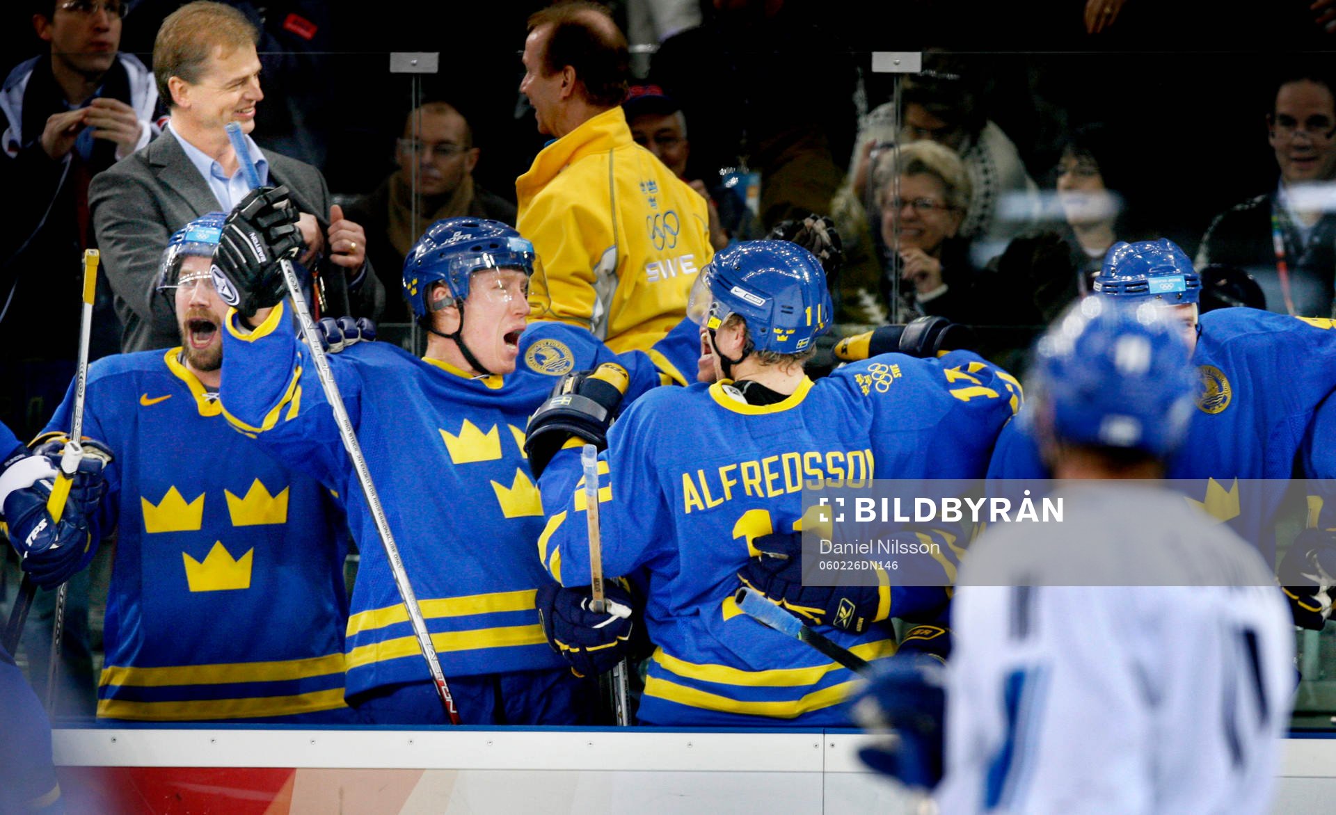 Begnt-Åke Gustafsson, (tränare), Peter Forsberg, Jörgen