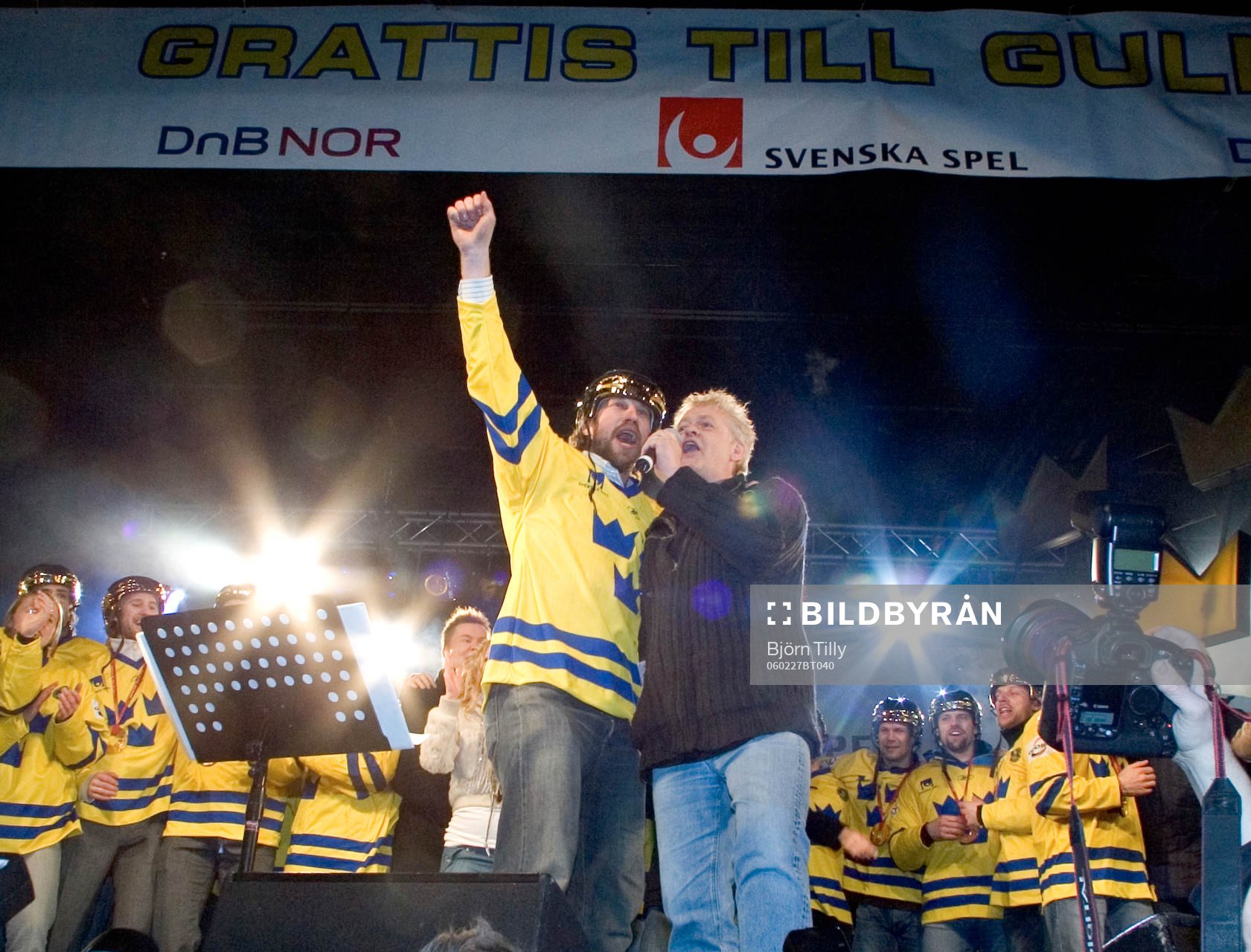 hyllningarna av Sveriges landslag