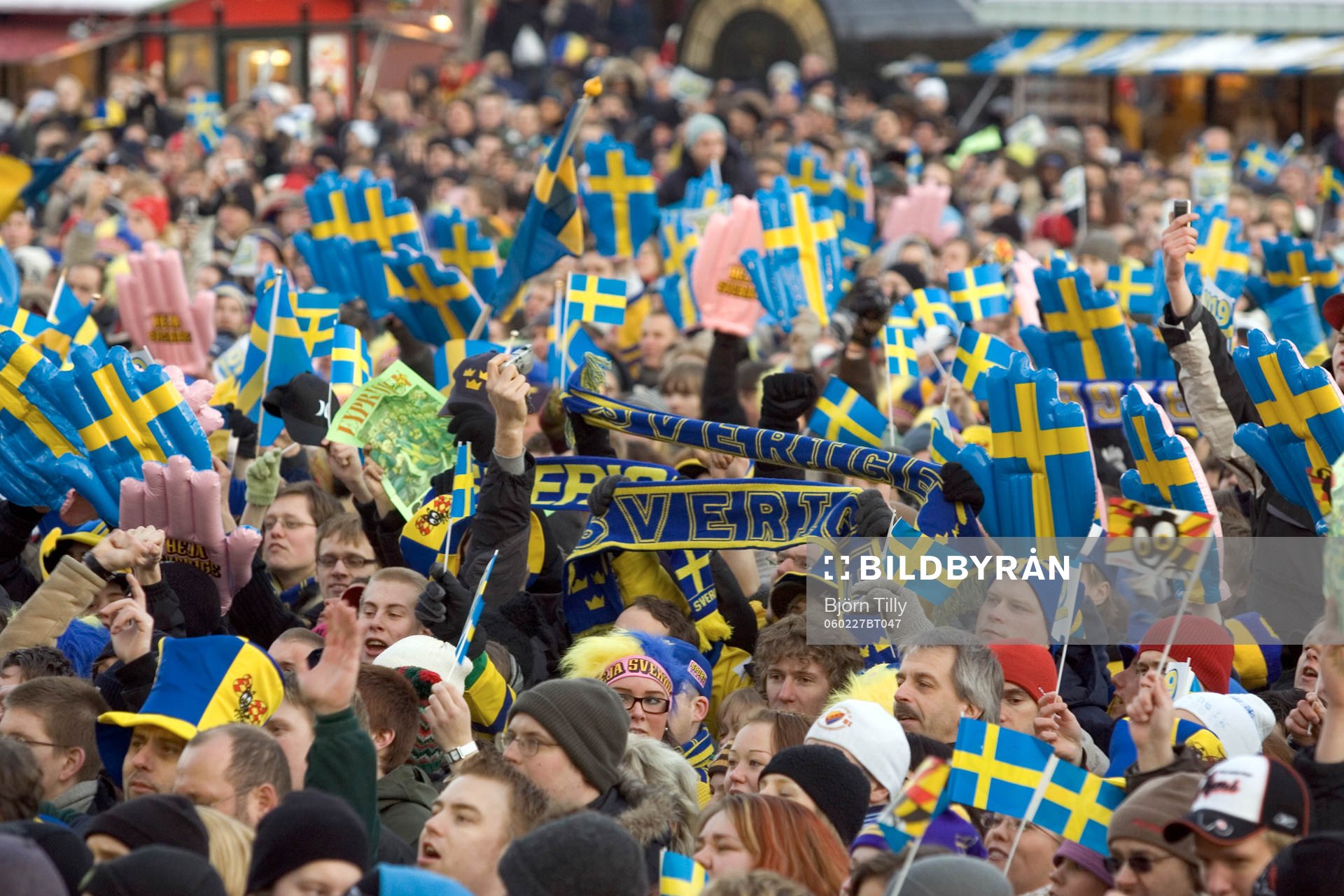 hyllningarna av Sveriges landslag