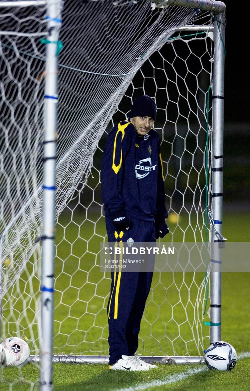 Zlatan Ibrahimovic frös
