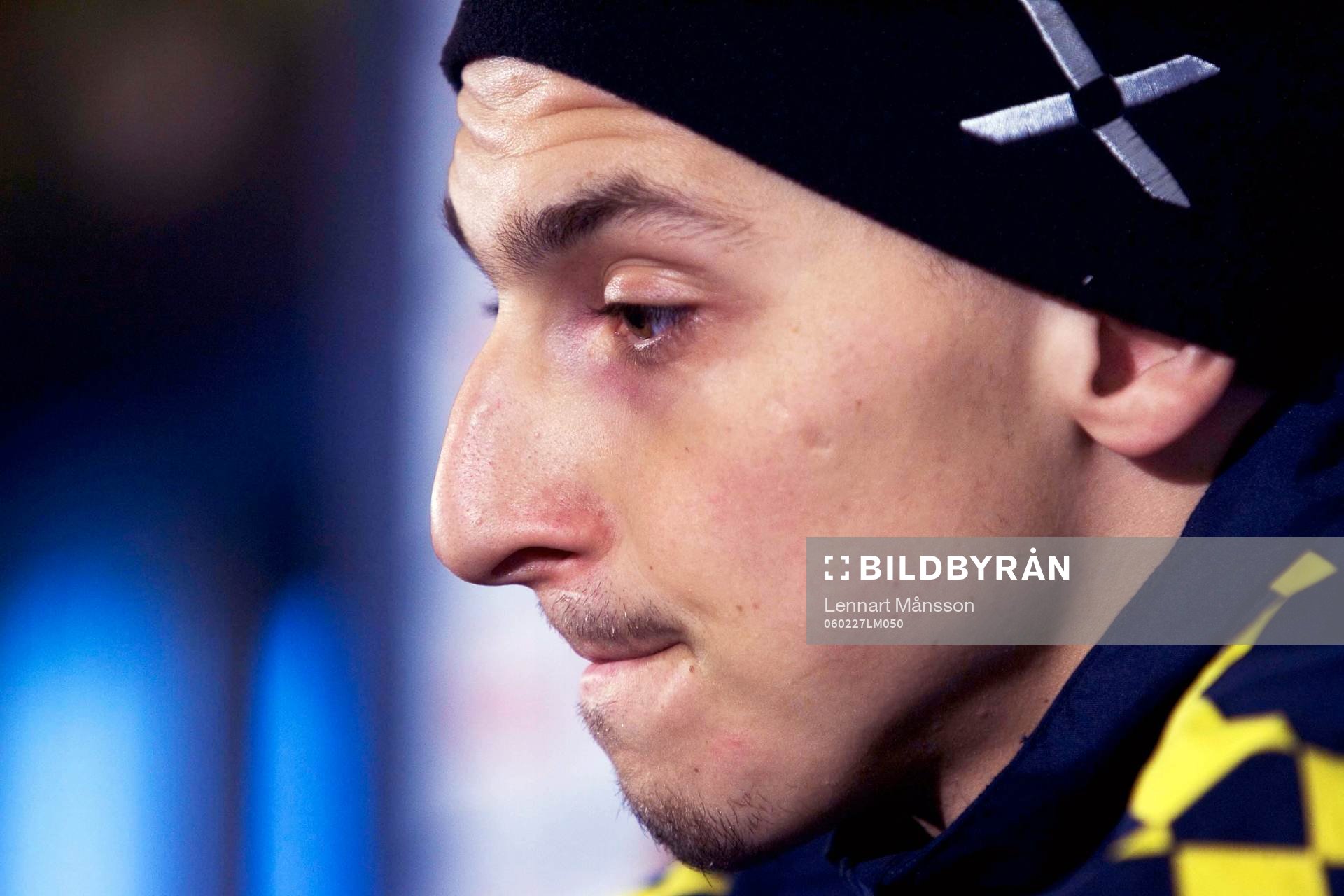 Zlatan Ibrahimovic, visst är där lite skägg på hakan