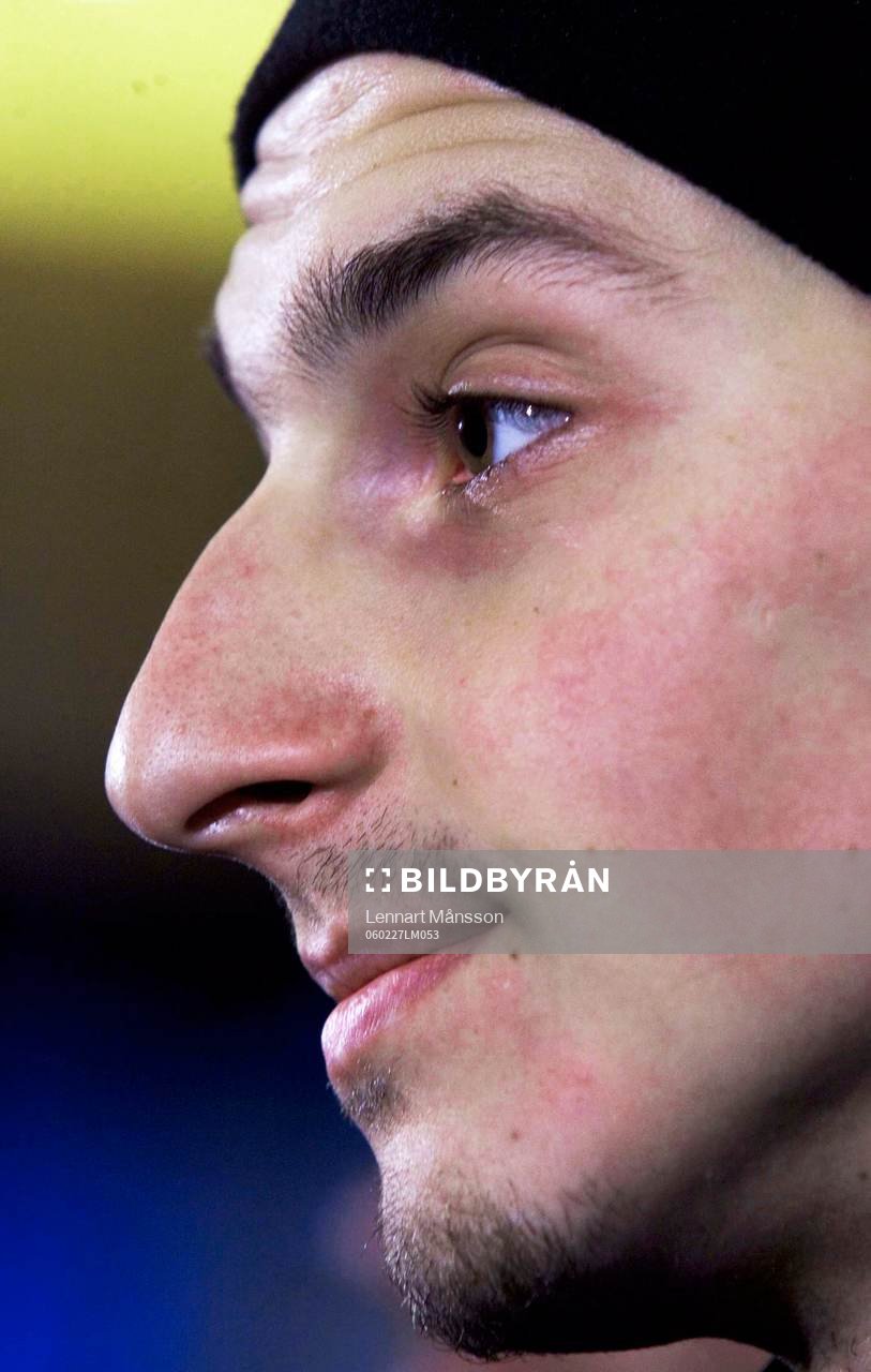 Zlatan Ibrahimovic en profil med nytt skägg