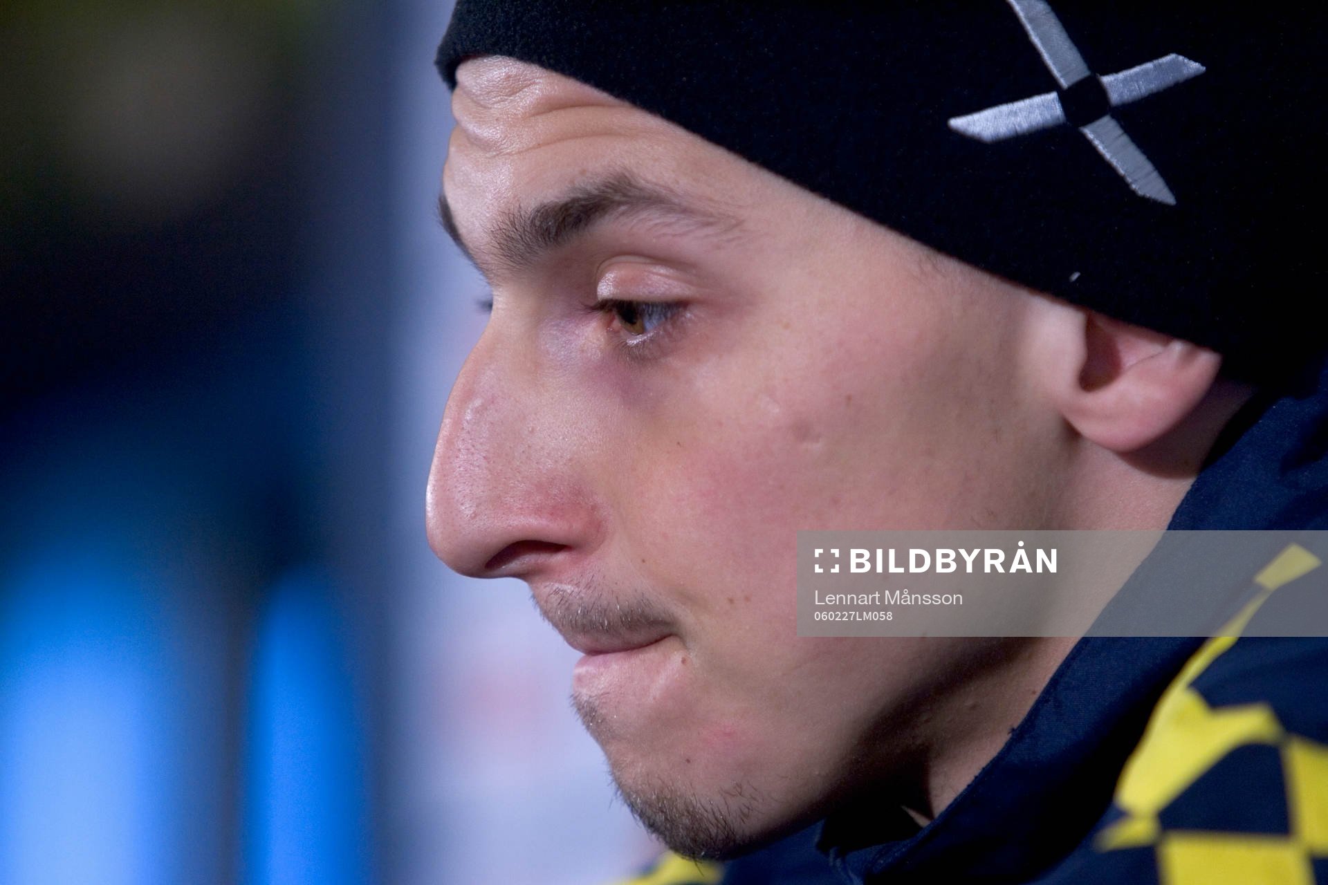 Zlatan Ibrahimovic, visst är där lite skägg på hakan