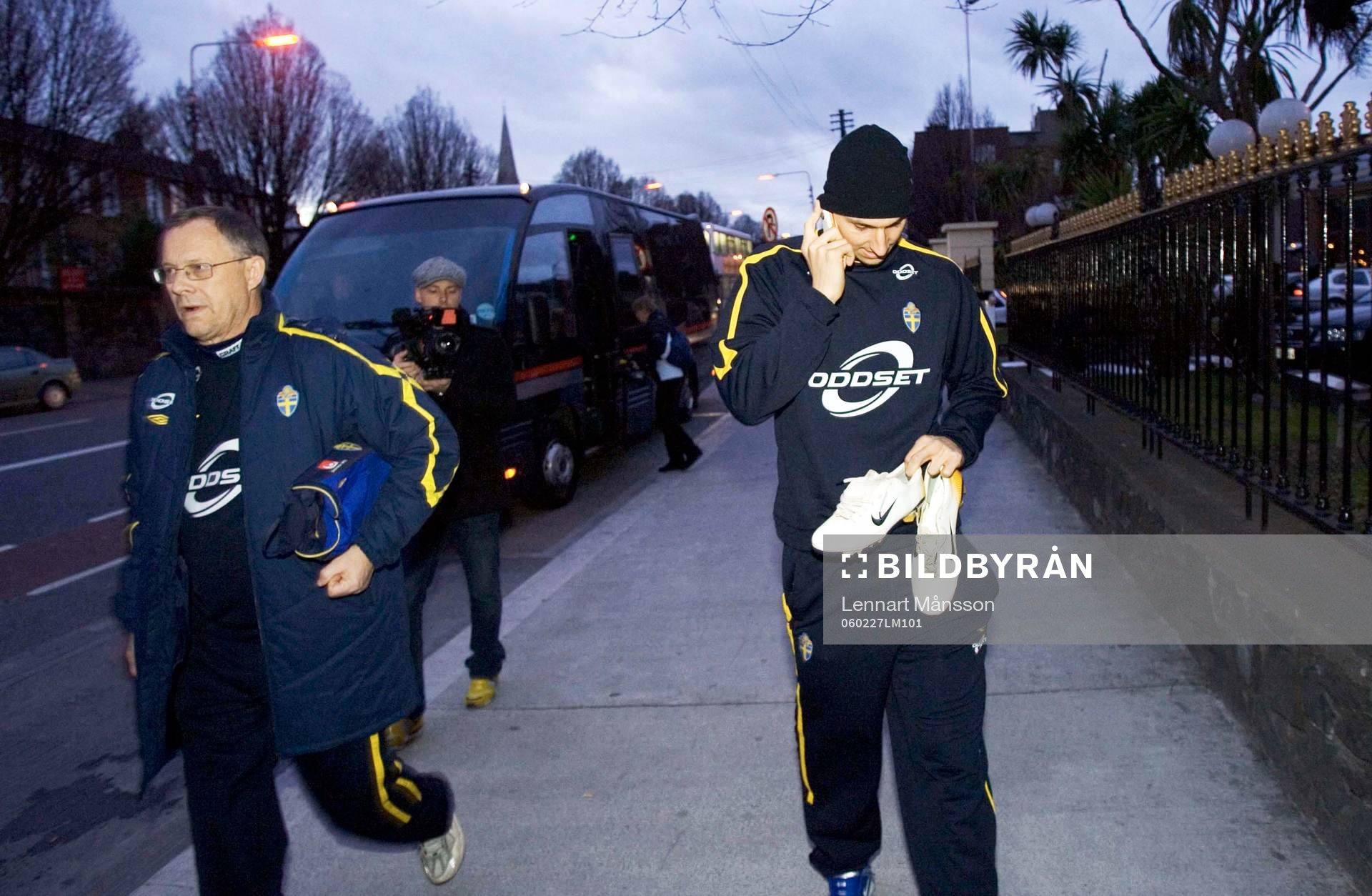 Zlatan Ibrahimovic och Lars Lagerbäck