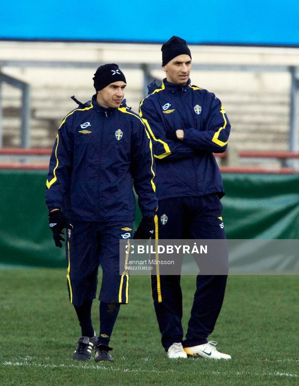 "Henke" Larsson och Zlatan Ibrahimovic