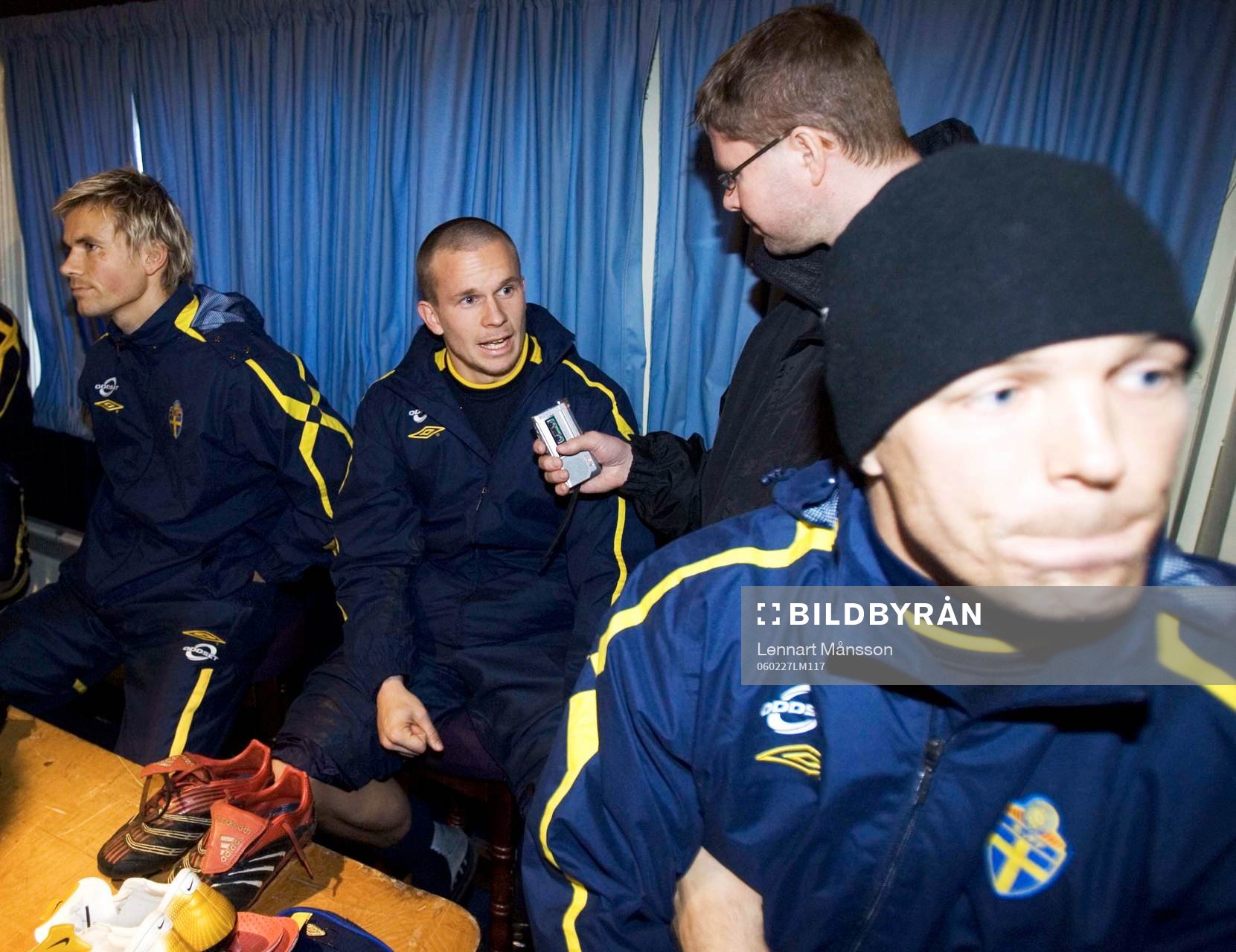 Niclas Alexandersson, Tobias Linderoth och Marcus Allbäck