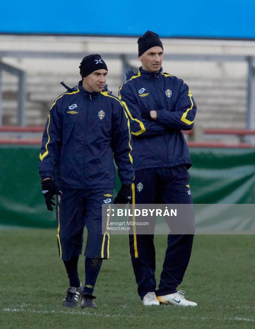 Henrik Henke Larsson och Zlatan Ibrahimovic
