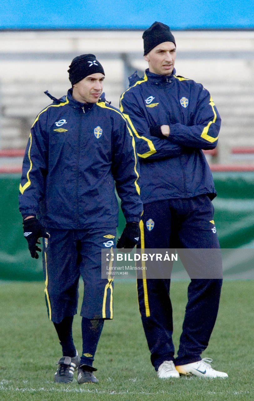 Henrik Larsson och Zlatan Ibrahimovic