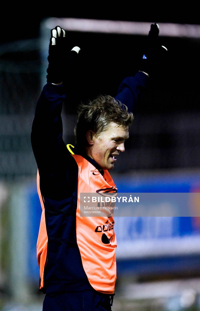 Marcus Allbäck jublar
