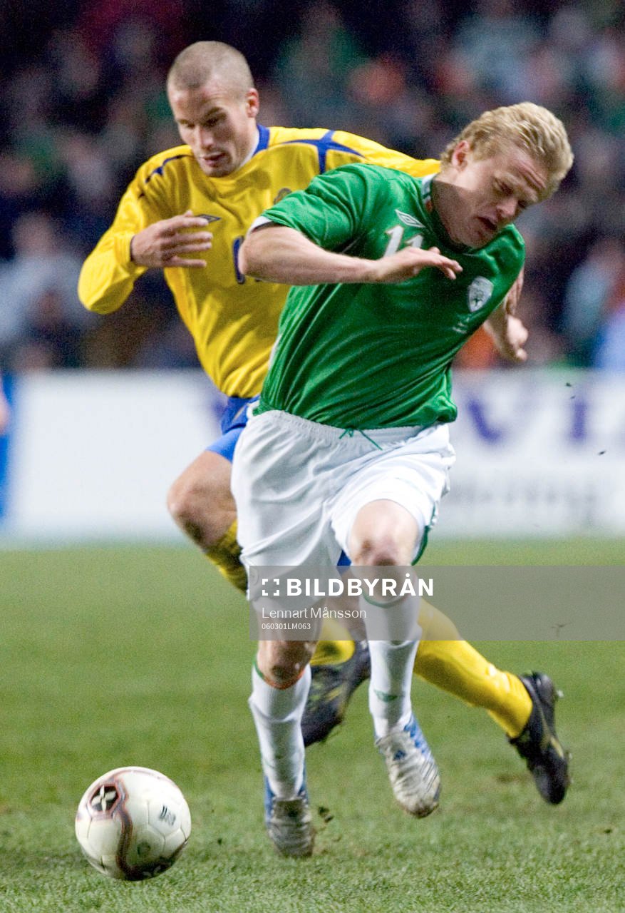 Damien Duff och Christoffer Andersson