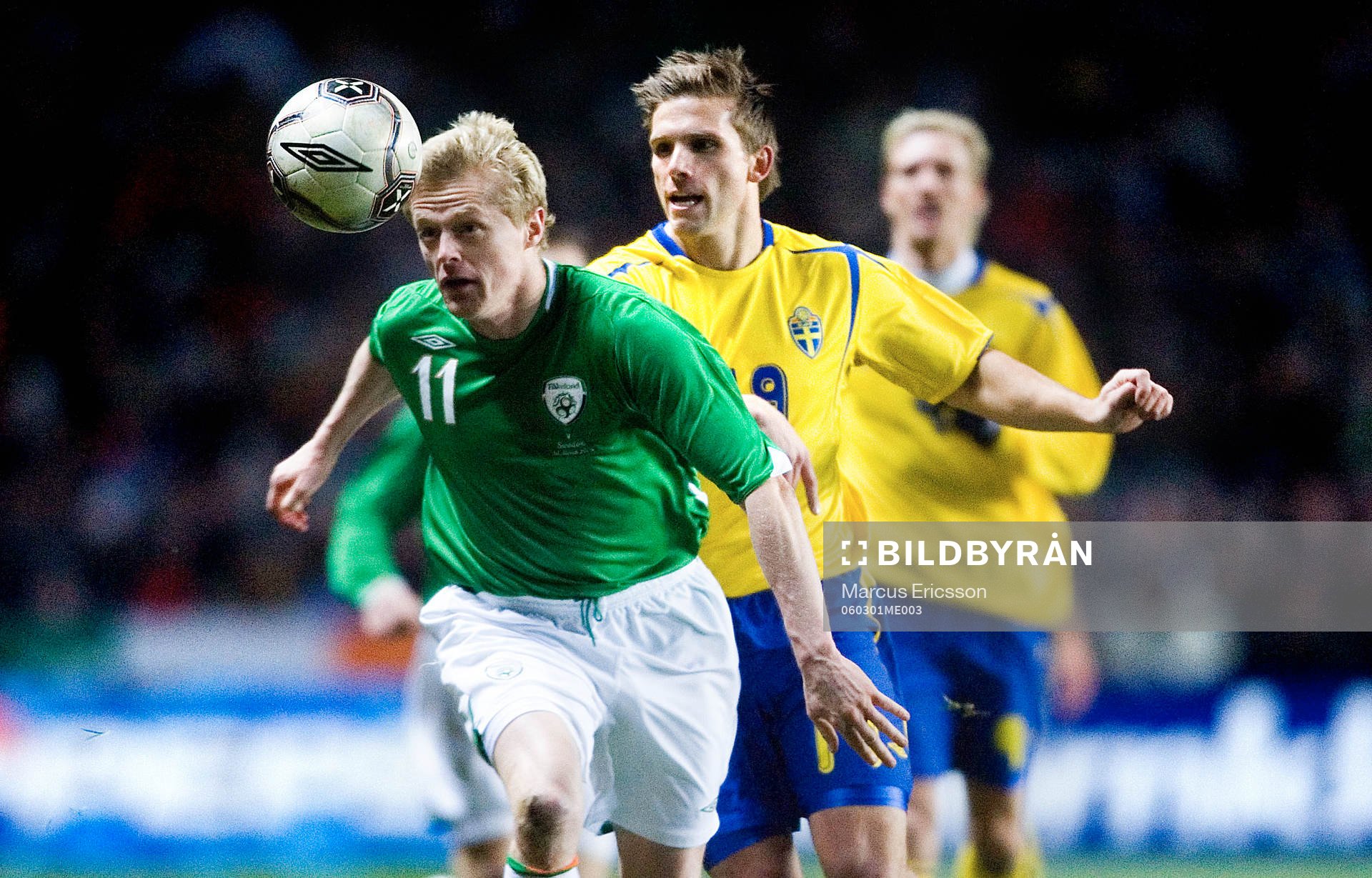 Damien Duff, Irland och Anders Svensson