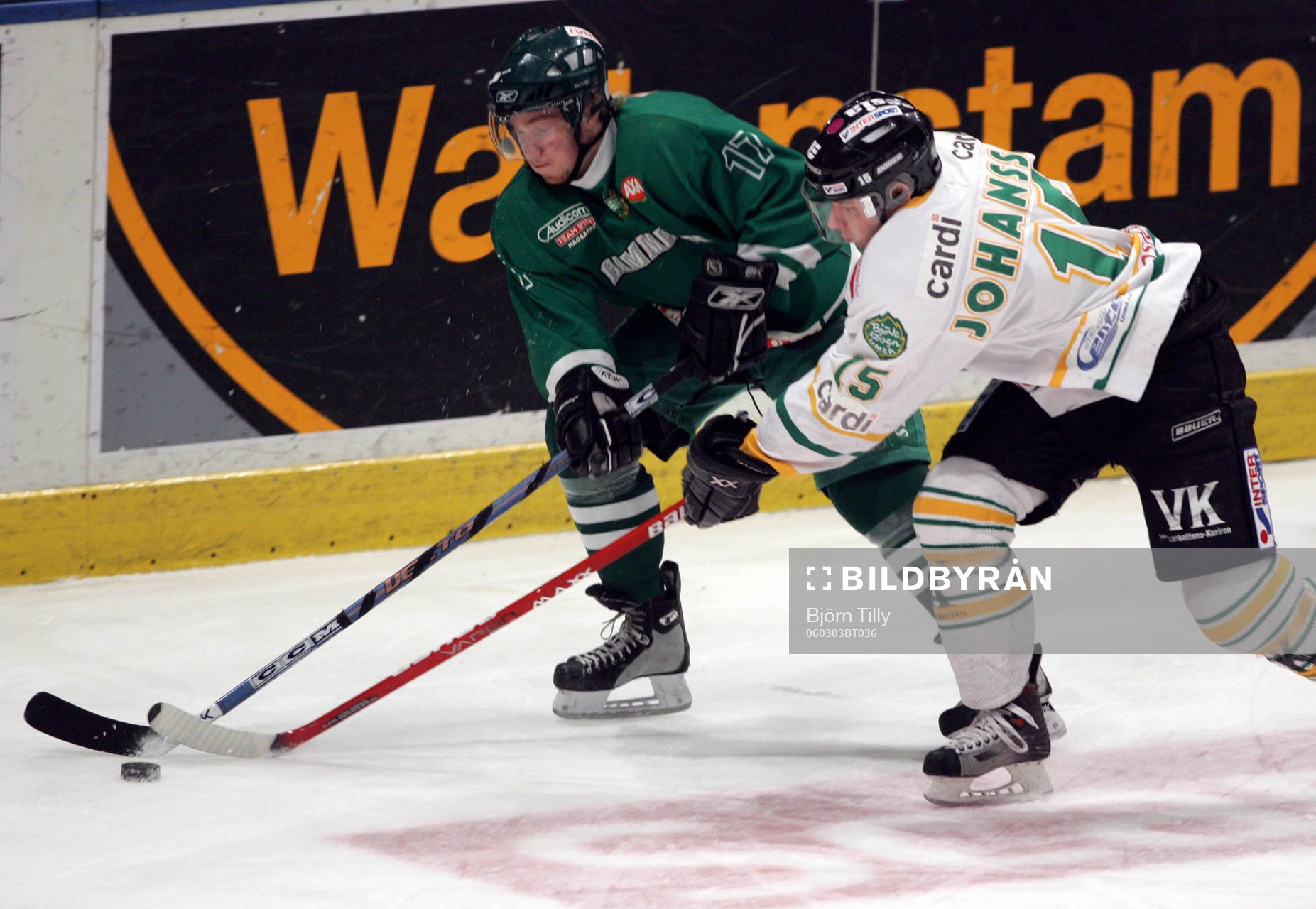 Linus Persson, Hammarby och Nicklas Johansson, Björklöven