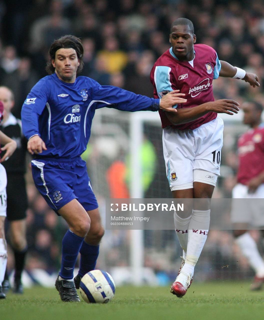 Marlon Harewood, West Ham och Nuno Valente, Everton