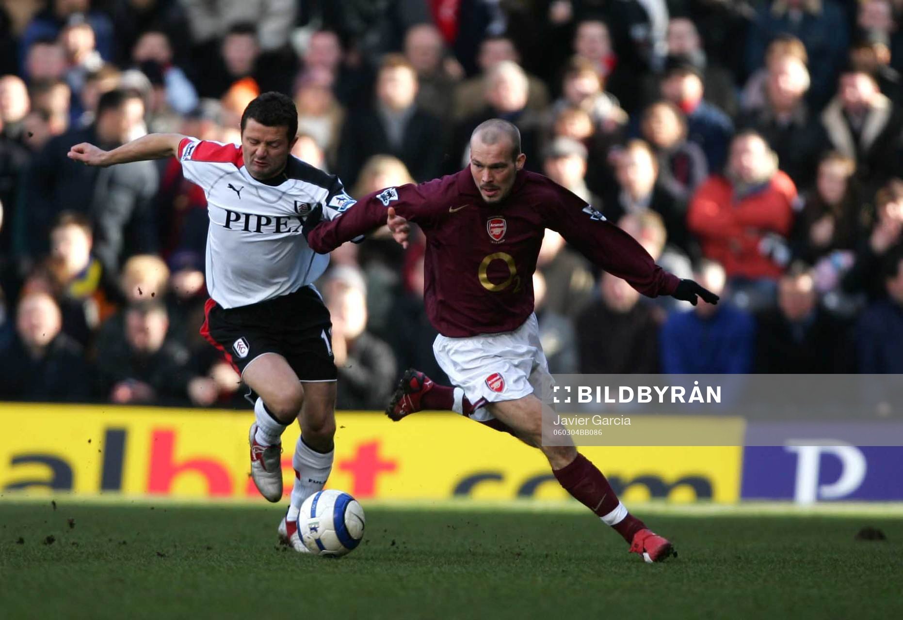 Tomasz Radsinski, Fulham och Fredrik Ljungberg, Arsenal