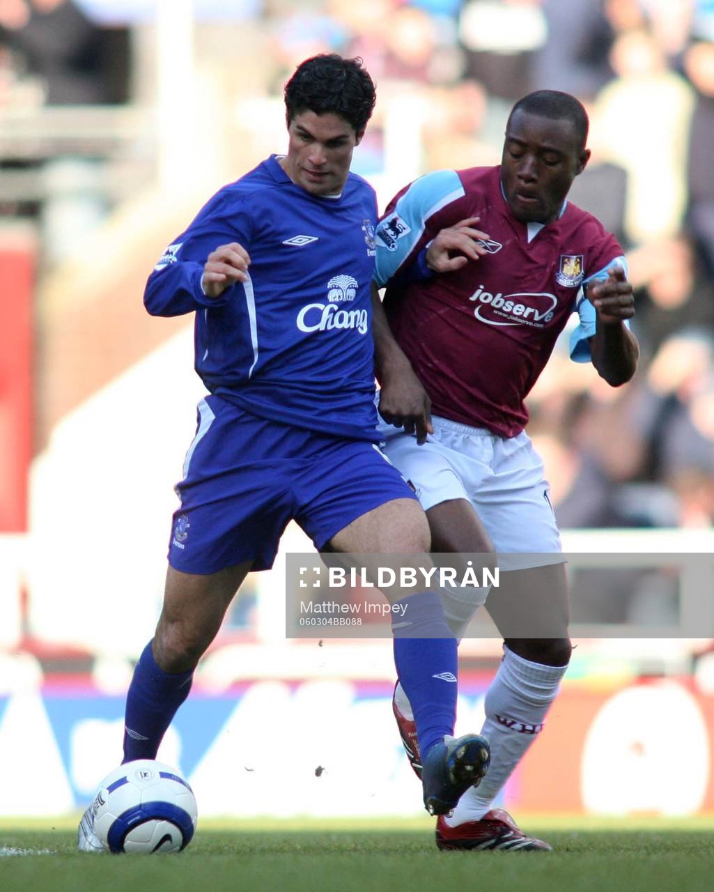 Mikel Arteta, Everton and Nigel Reo-Coker, West Ham