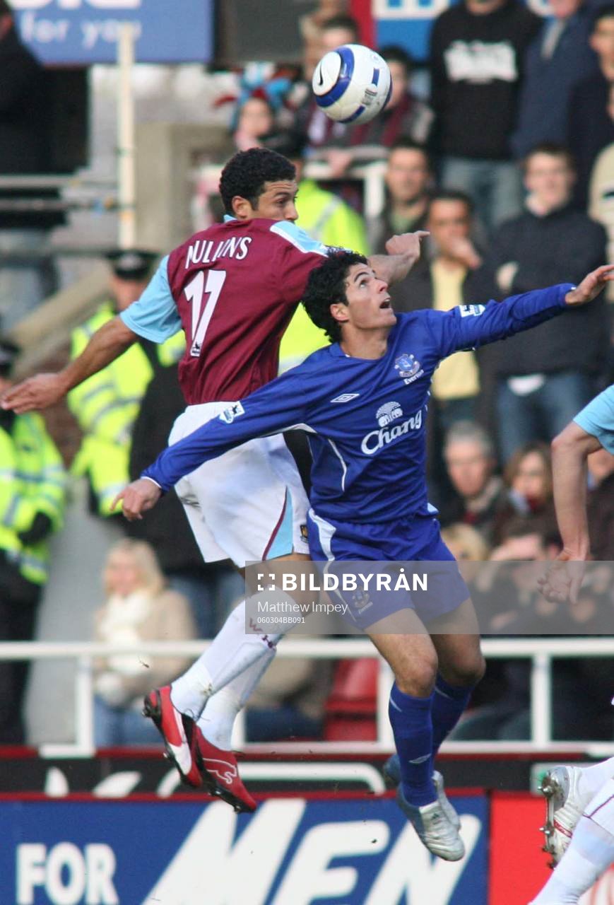 Mikel Arteta, Everton och Hayden Mullins, West Ham
