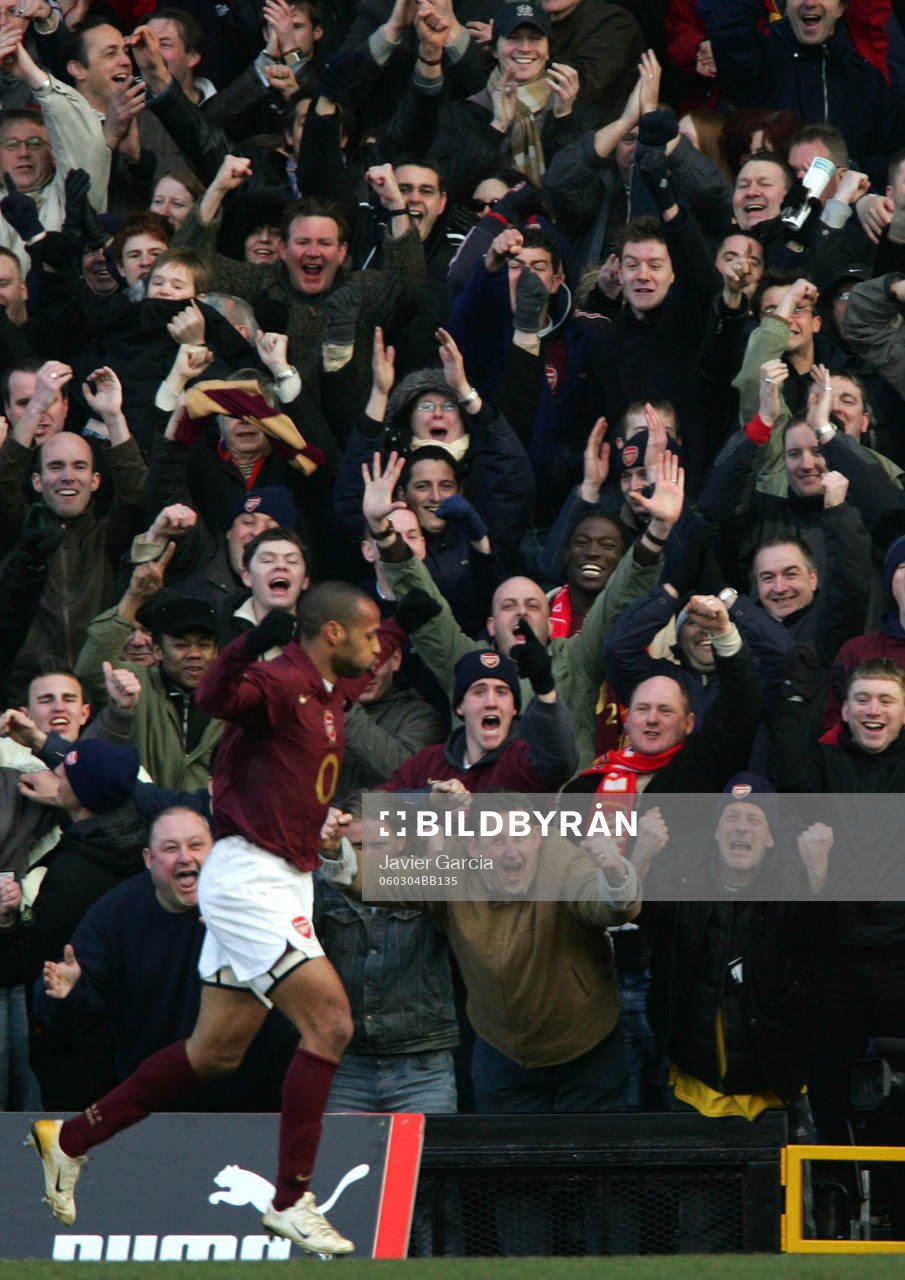 Thierry Henry, Arsenal (Jubel)