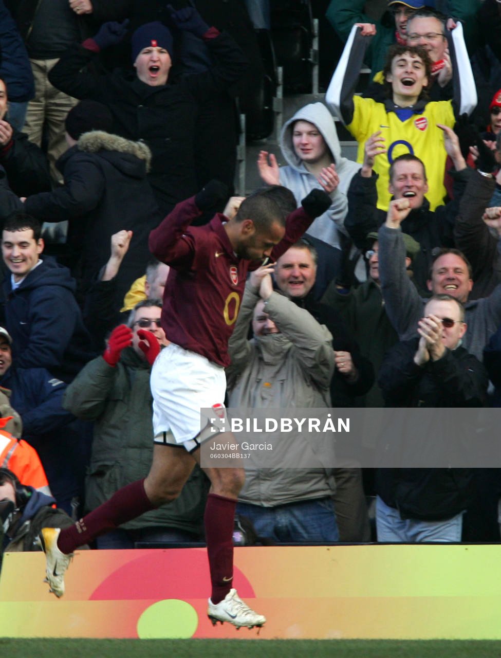  Thierry Henry, Arsenal (Jubel)