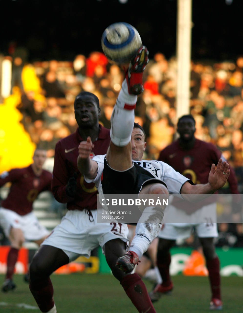 Steed Malbranque, Fulham och Emmanuel Eboue, Arsenal