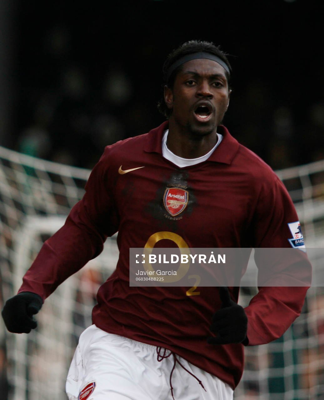  Emmanuel Adebayor, Arsenal (Jubel)