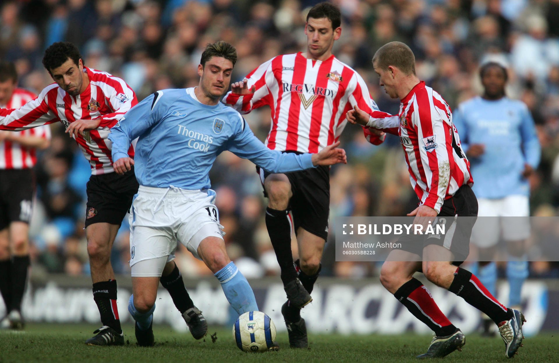  Albert Riera, Manchester och Julio Arca, Rory Delap och Grant Leadbitter, Sunderland