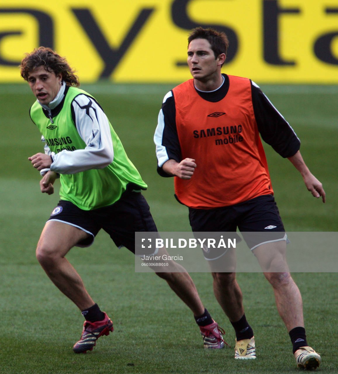 Hernan Crespo och Frank Lampard