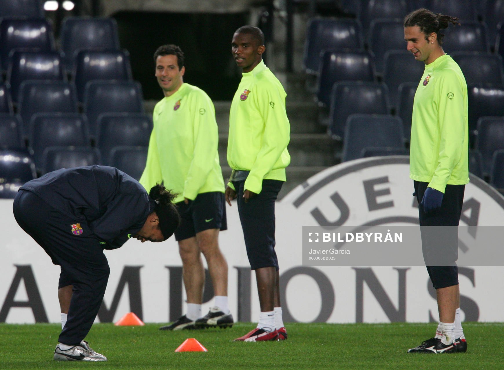 Ludovic Giuly, Samuel Eto'o, Márquez och Ronaldinho