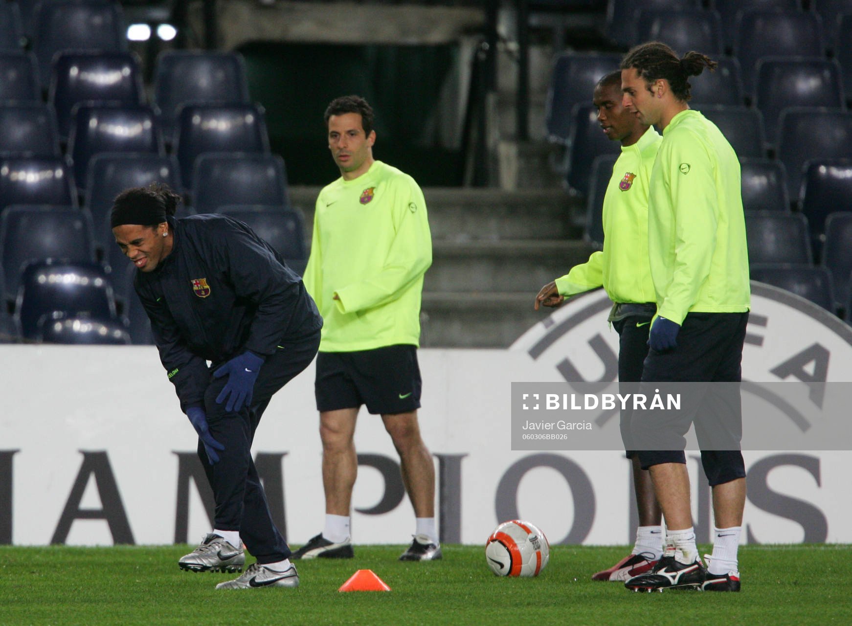 Ludovic Giuly, Samuel Eto'o, Márquez och Ronaldinho