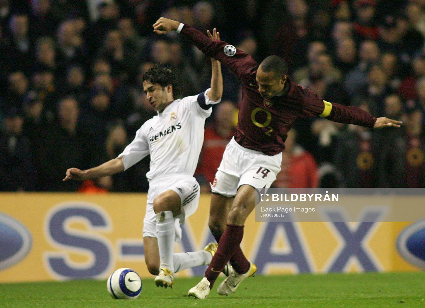 Fotboll, UEFA Champions League, Åttondelsfinal, Arsenal -