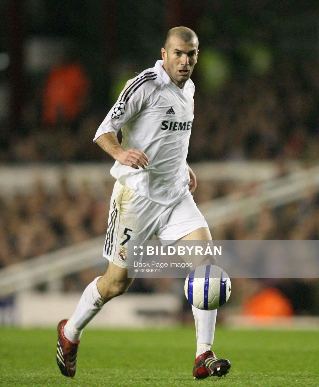 Fotboll, UEFA Champions League, Zinedine Zidane, Real Madrid