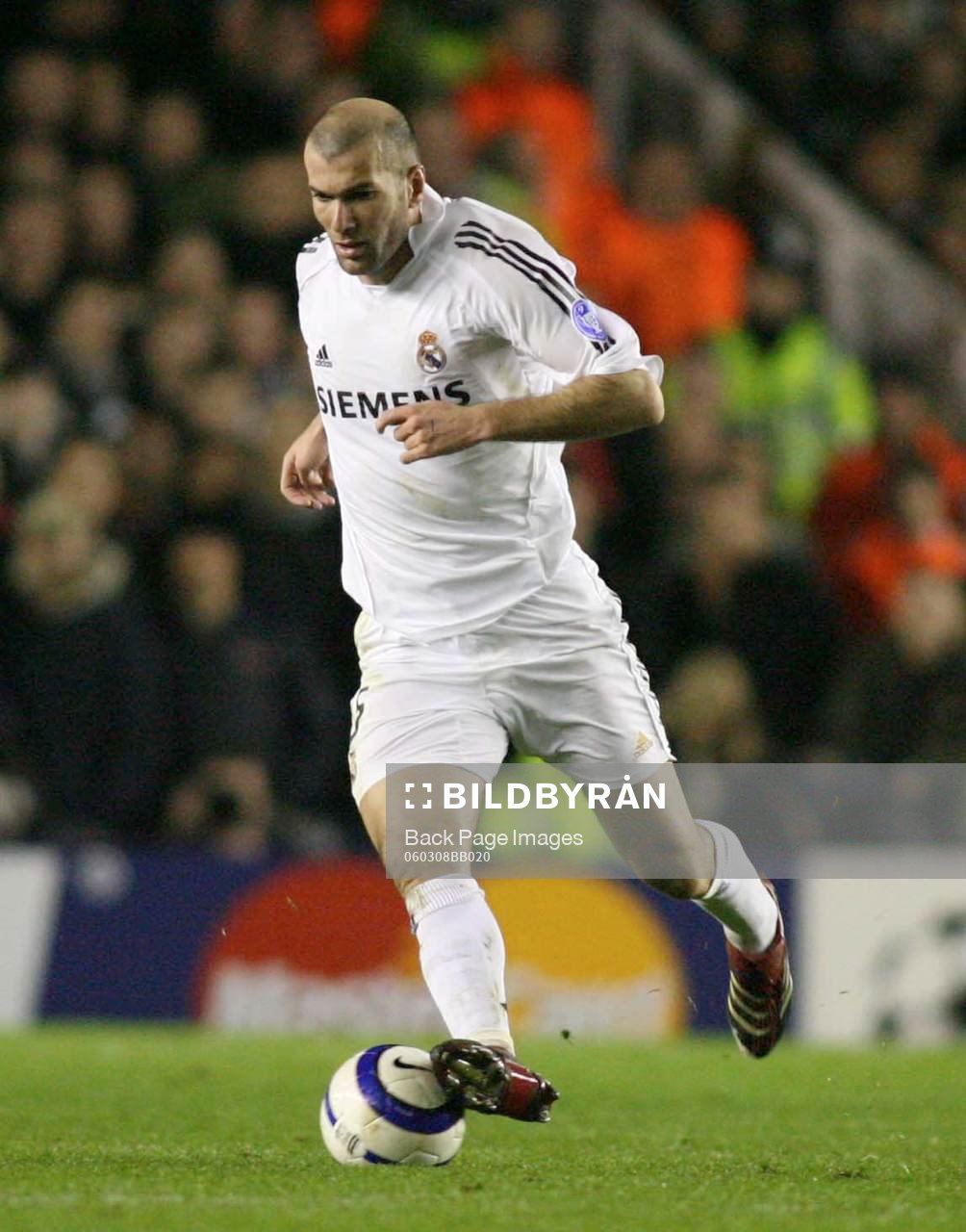 Fotboll, UEFA Champions League, Zinedine Zidane, Real Madrid