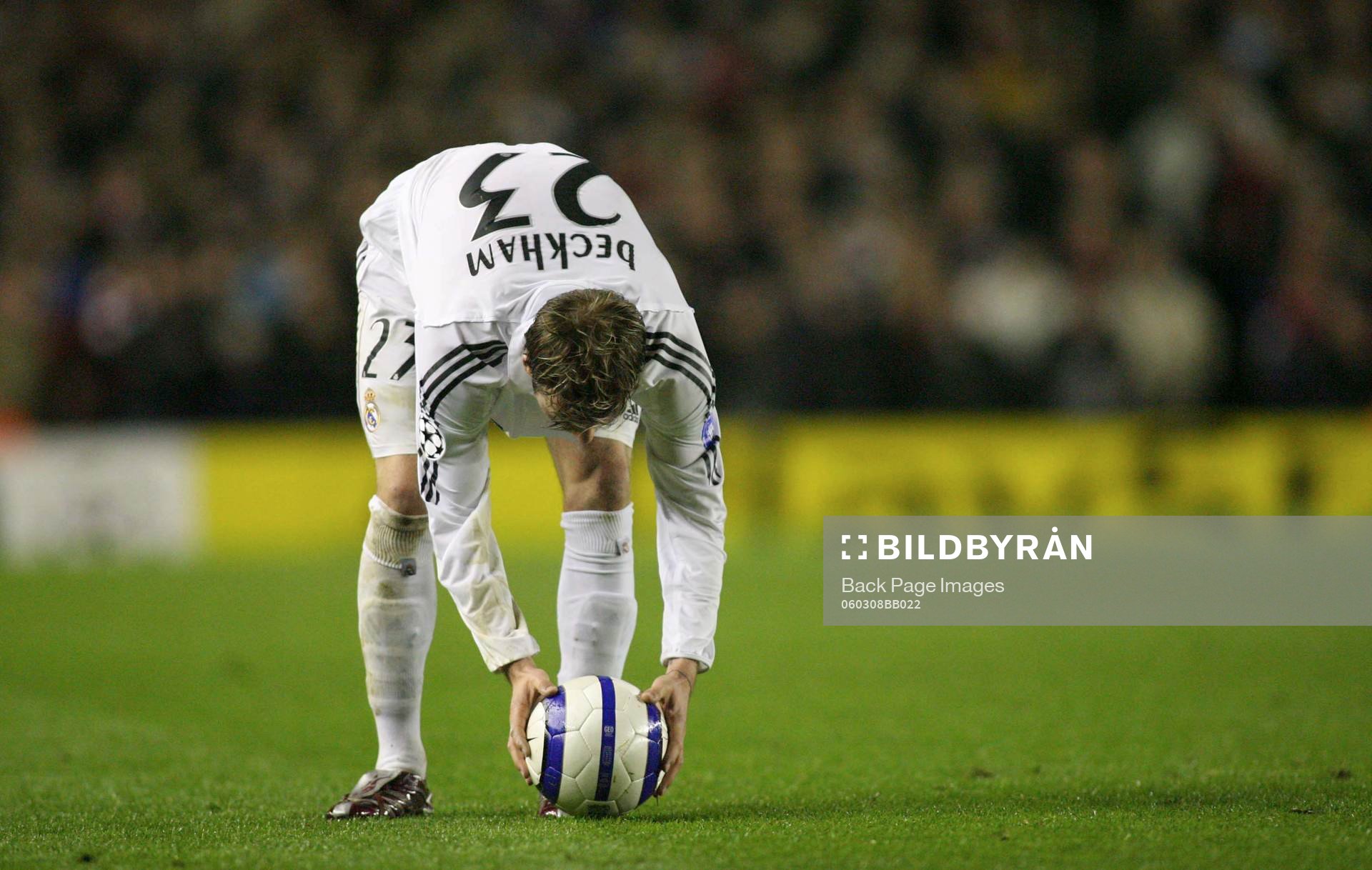 Fotboll, UEFA Champions League, David Beckham, Real Madrid