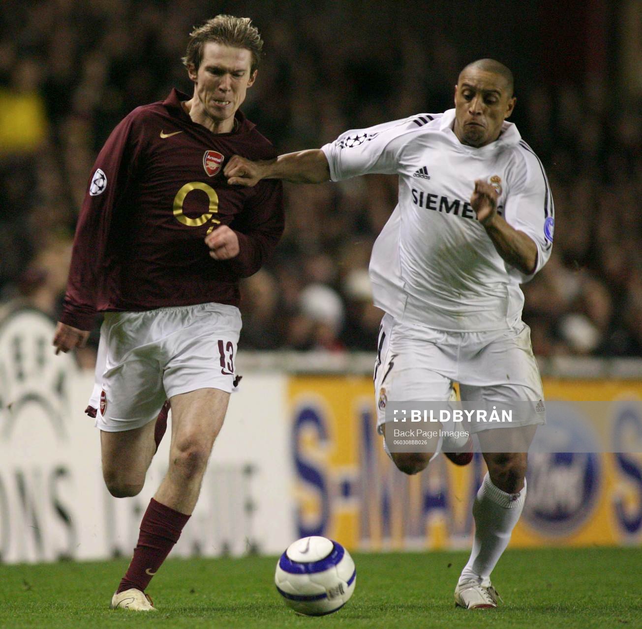  Alexandre Hleb, Arsenal och Roberto Carlos, Real Madrid