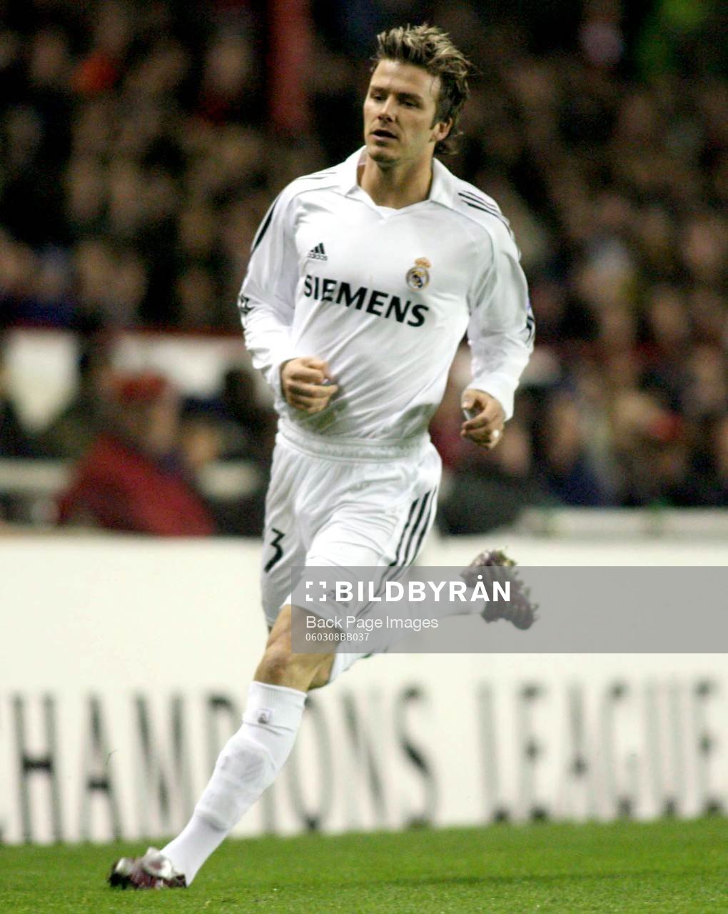 Fotboll, UEFA Champions League, David Beckham, Real Madrid