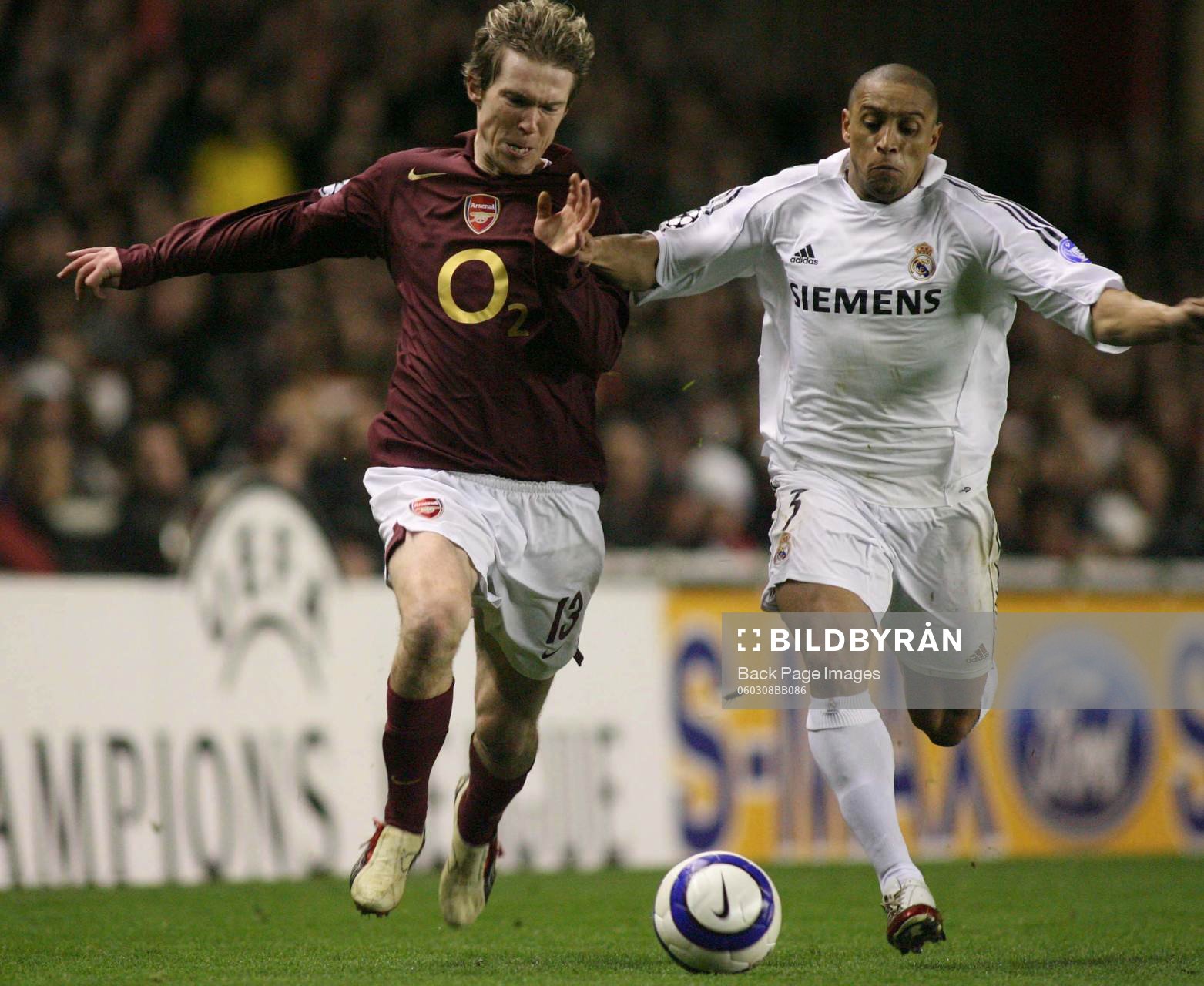  Alexandre Hleb, Arsenal och Roberto Carlos, Real Madrid