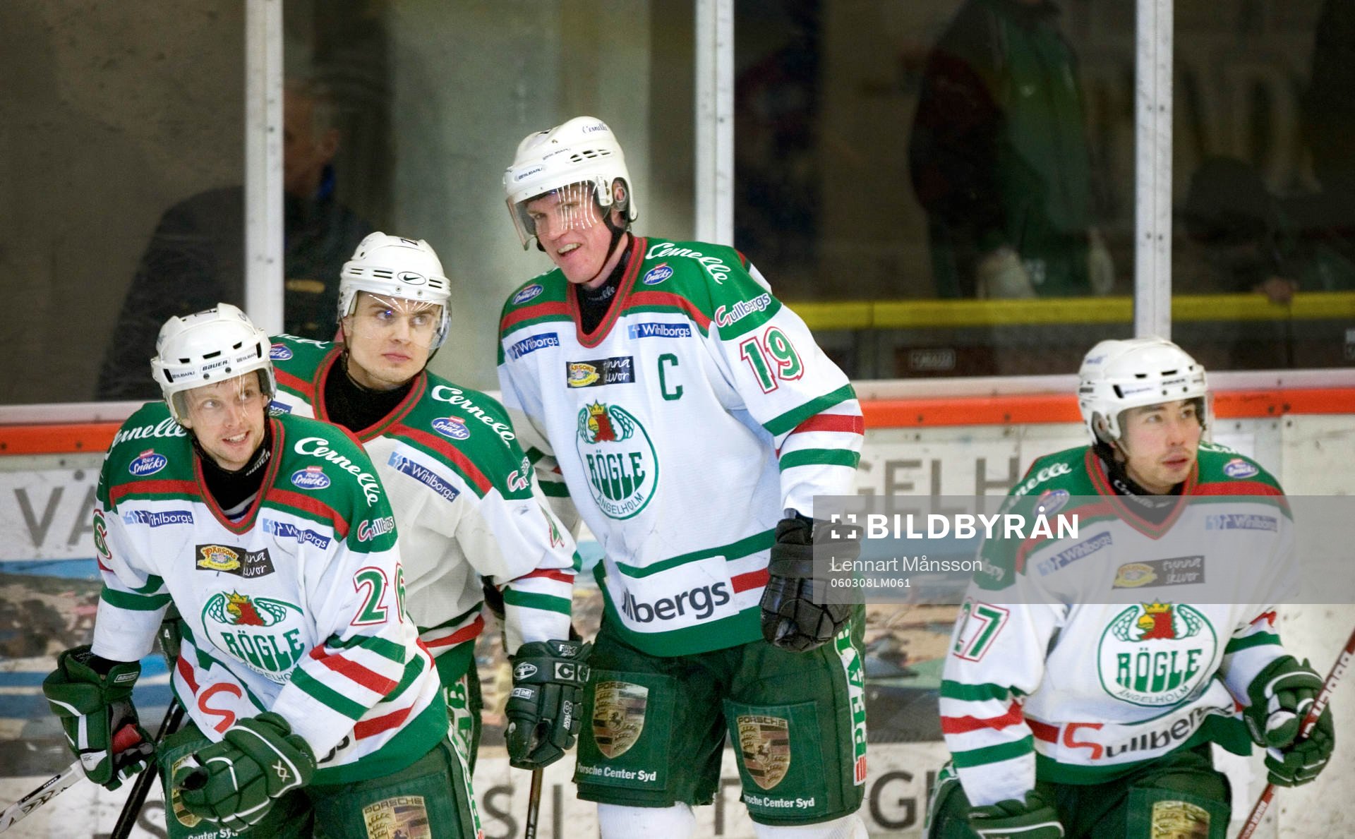 Rögle jublar, Kristoffer Starck Jacob Johansson - och