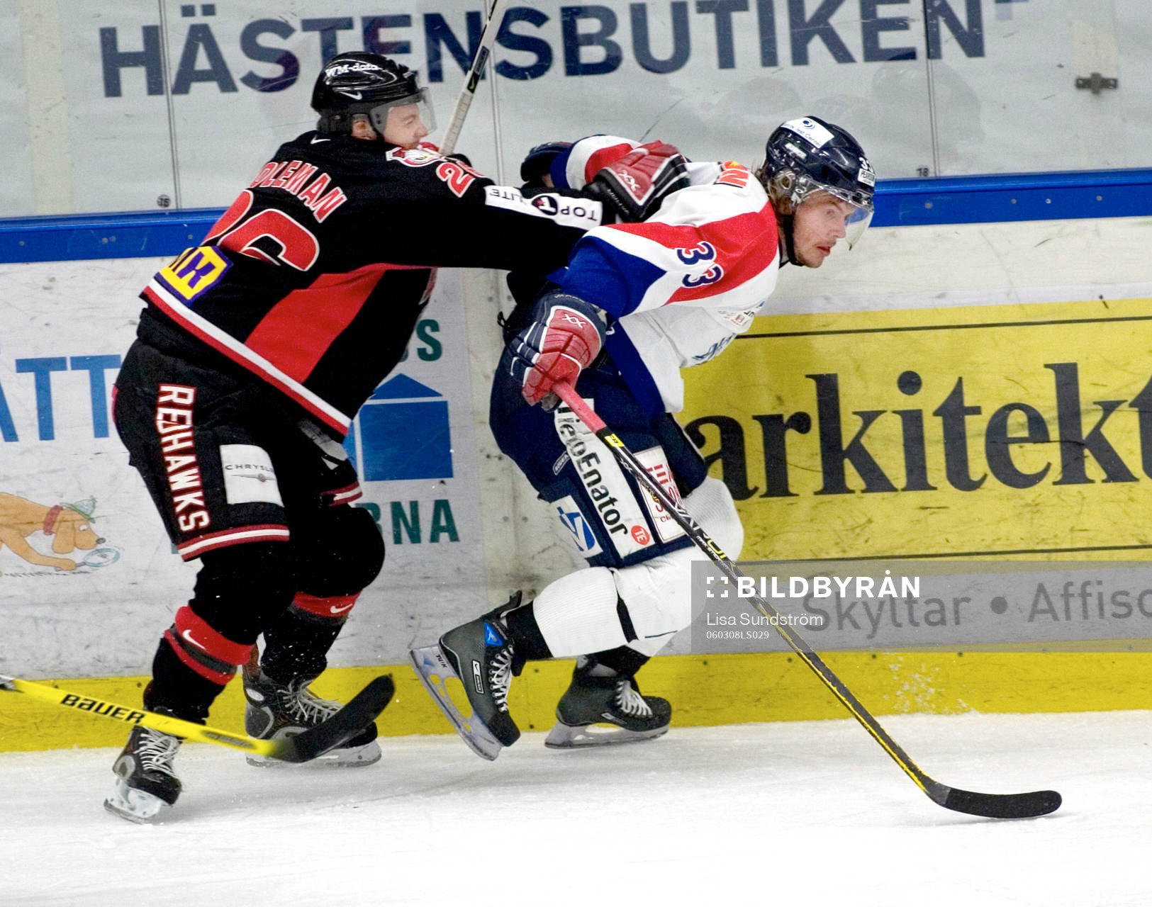 Jonathan Coleman, Malmö, trycker till Johan