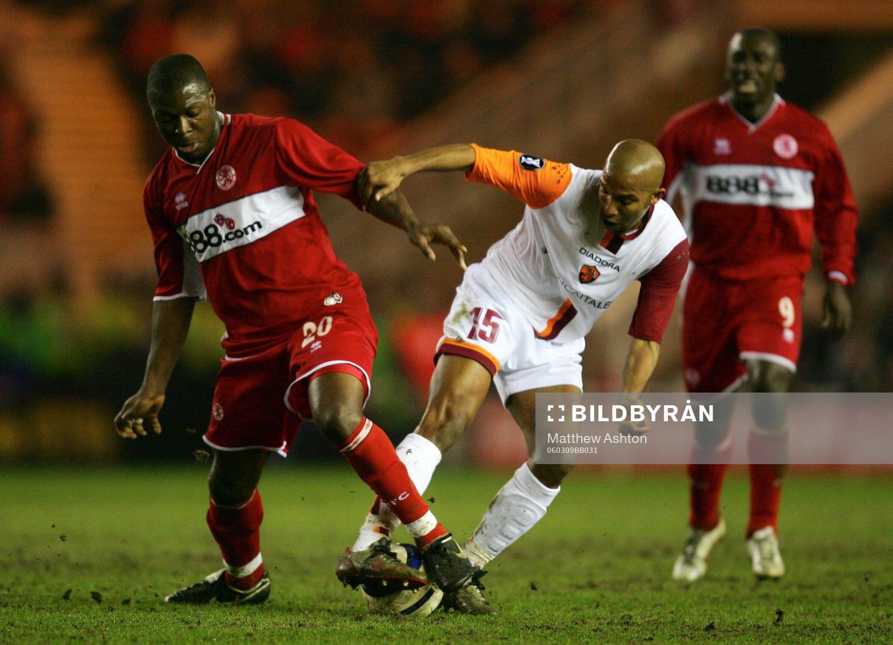 Aiyegbeni Yakubu, Middlesbrough och Oliver Dacourt, Roma