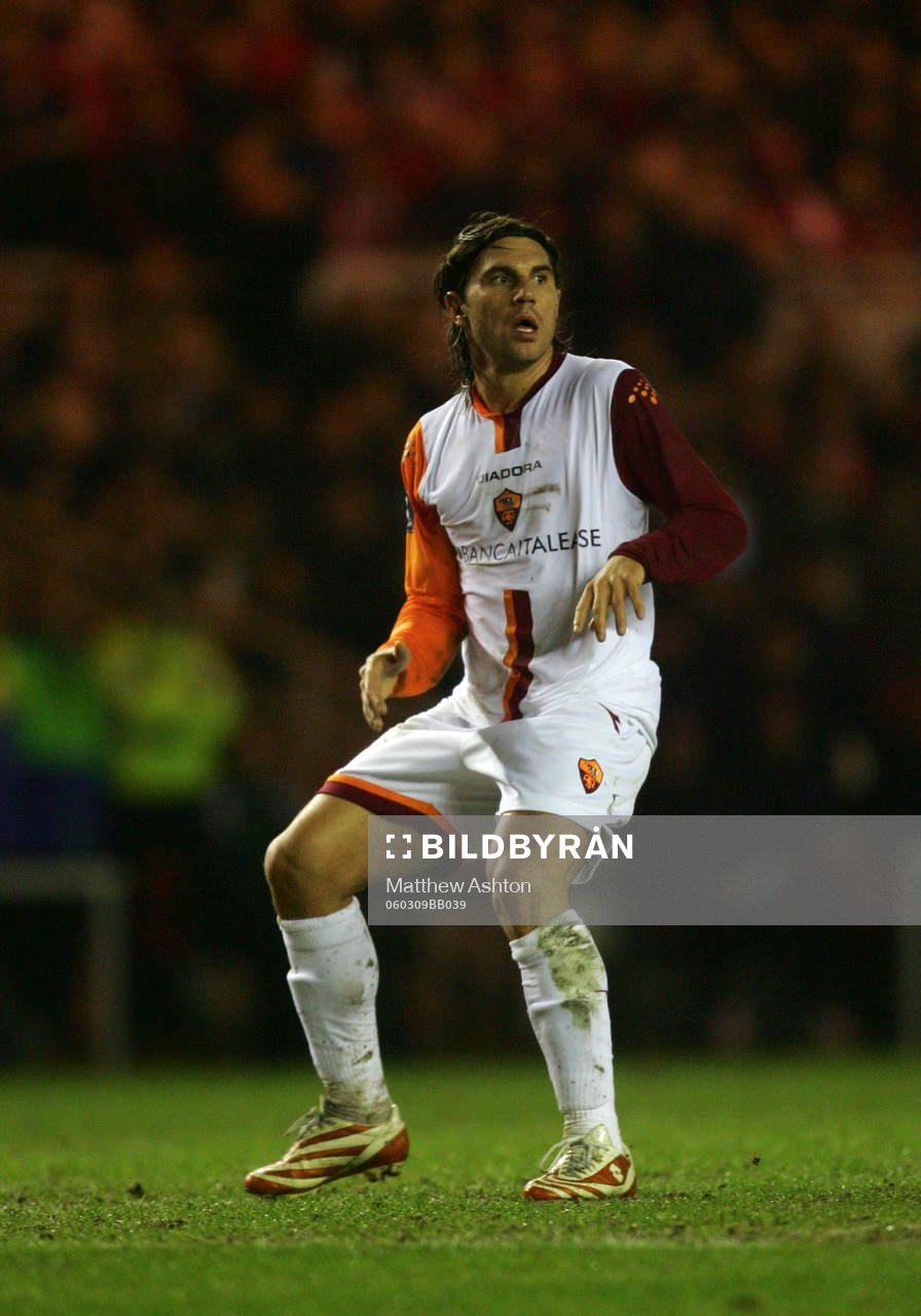 Fotboll, UEFA-Cupen, Leandro Damian Cufre, Roma