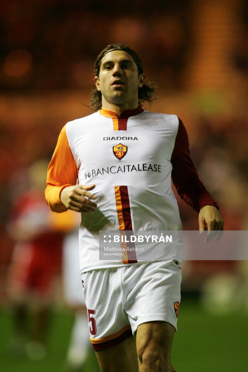 Fotboll, UEFA-Cupen, Leandro Damian Cufre, Roma