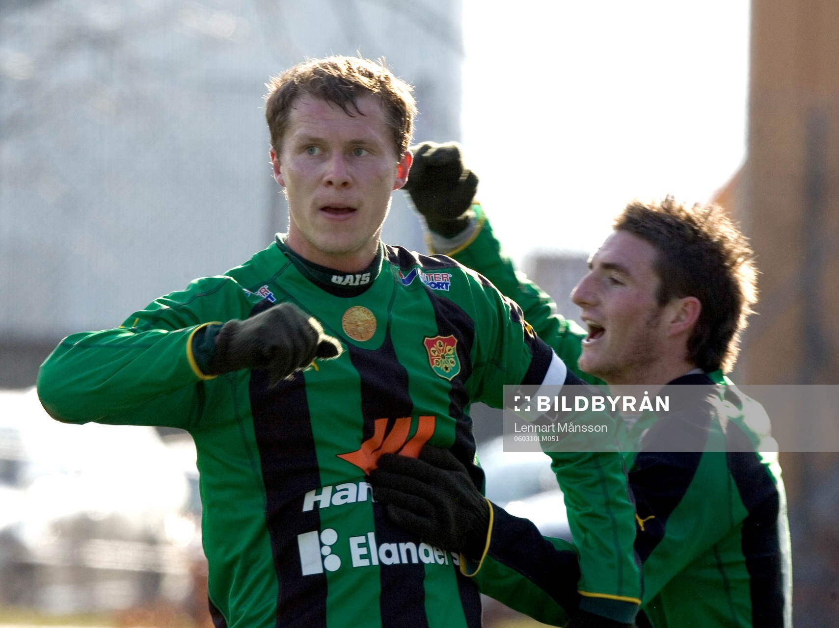 Fredrik Lundgren och Tomas Rosenkvist, jubel