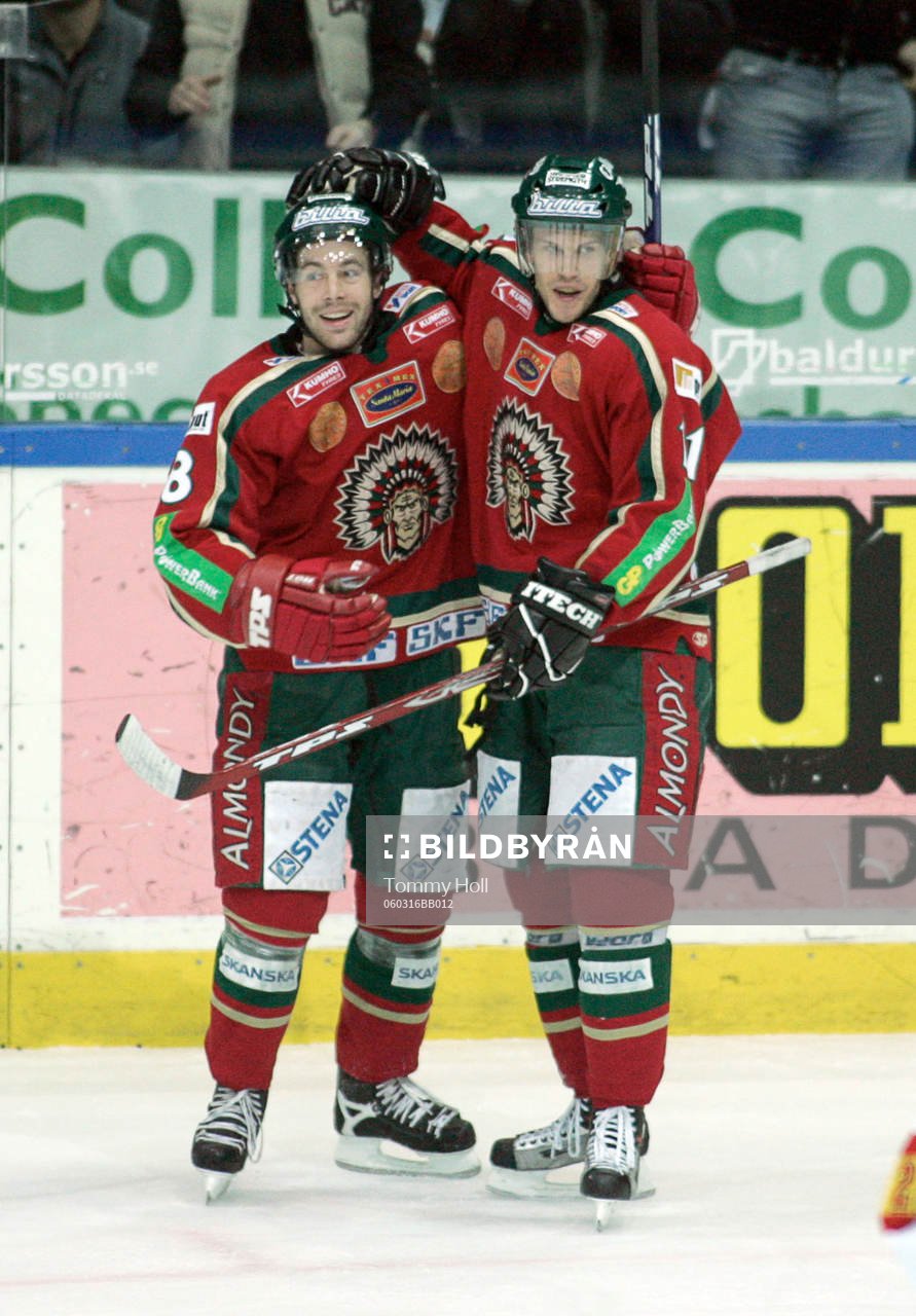 Magnus Kahnberg och Arto Tukio, jubel
