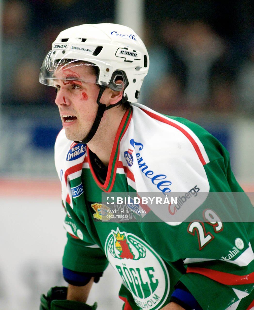 Fredrik Persson, skada, blod
