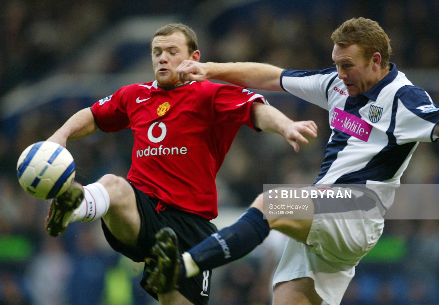  Wayne Rooney, Manchester och Steve Watson, West Bromwich