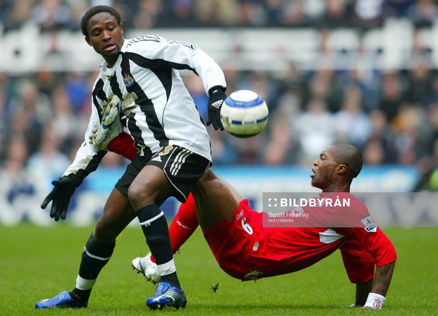  Celestine Babayaro, Newcastle och Djibril Cisse, Liverpool 