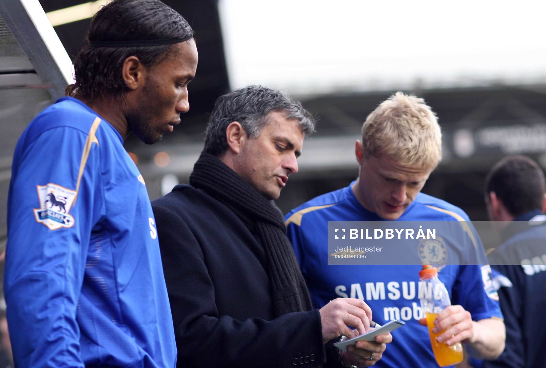 Jose Mourinho, manager Chelsea bytte in Didier Drogba och