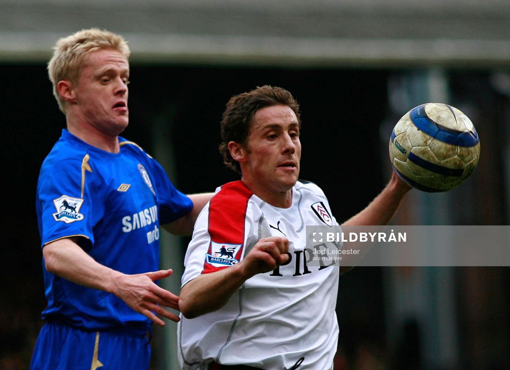 Michael Brown, Fulham och Damien Duff, Chelsea