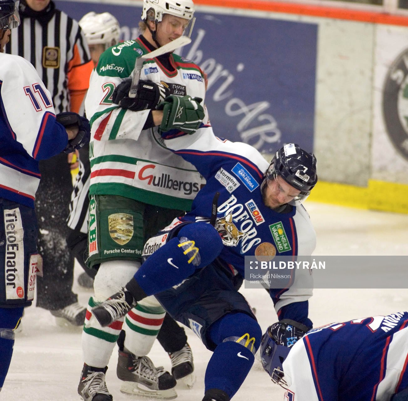 Mikael Johansson, Rögle och Christian Carlsson, Bofors