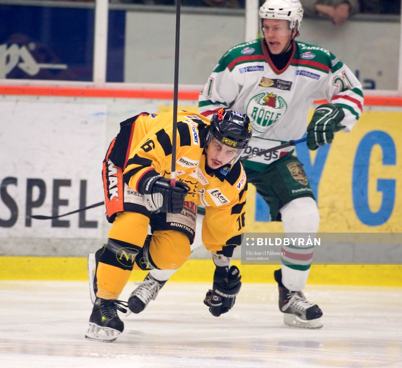 Fredrik Lindgren, Skellefteå och Mikael Johansson, Rögle