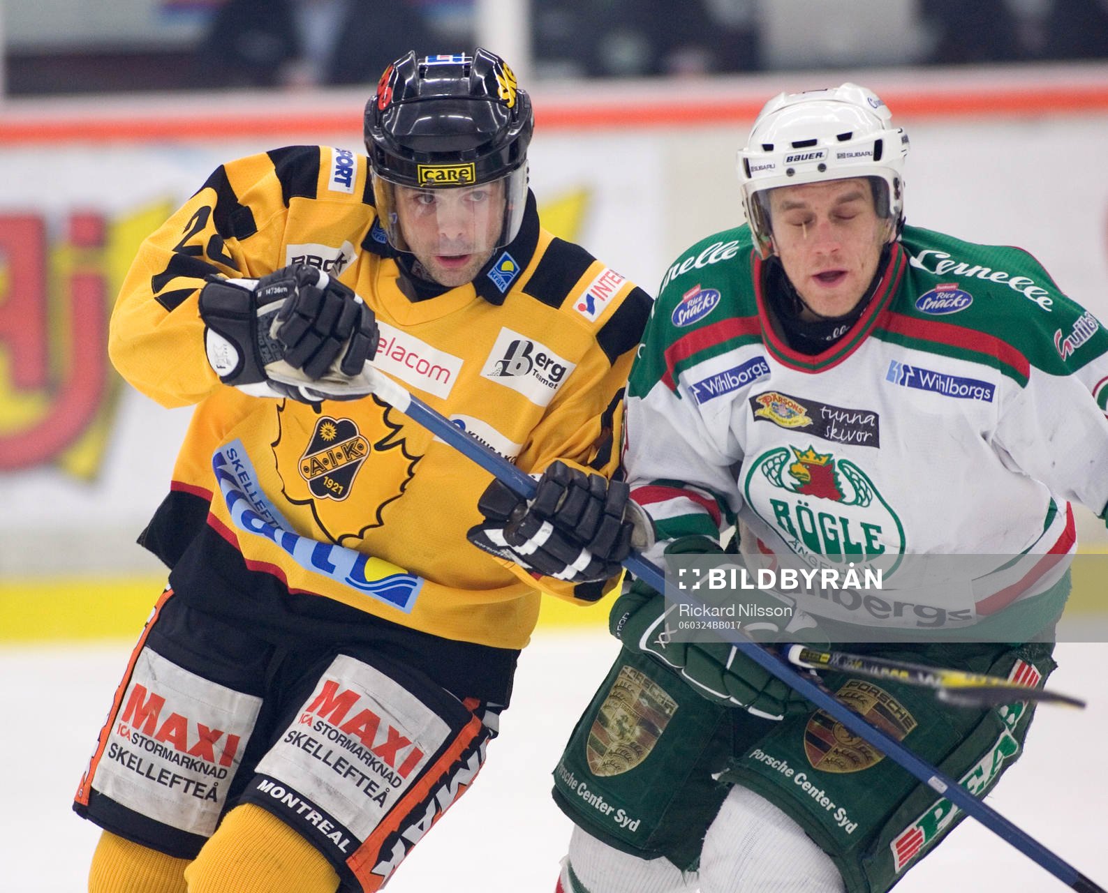 Daniel Branda, Skellefteå och Mikael Johansson, Rögle